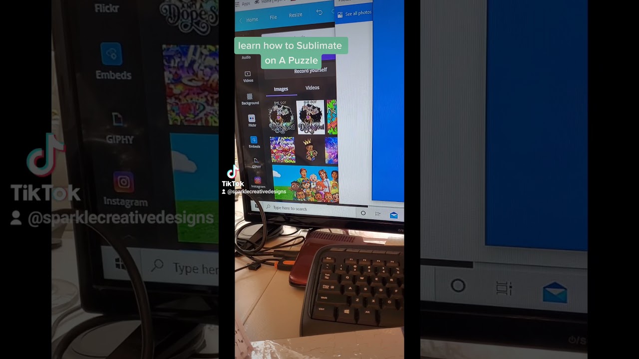 Sublimation On A Puzzle 🥰 (Canva)