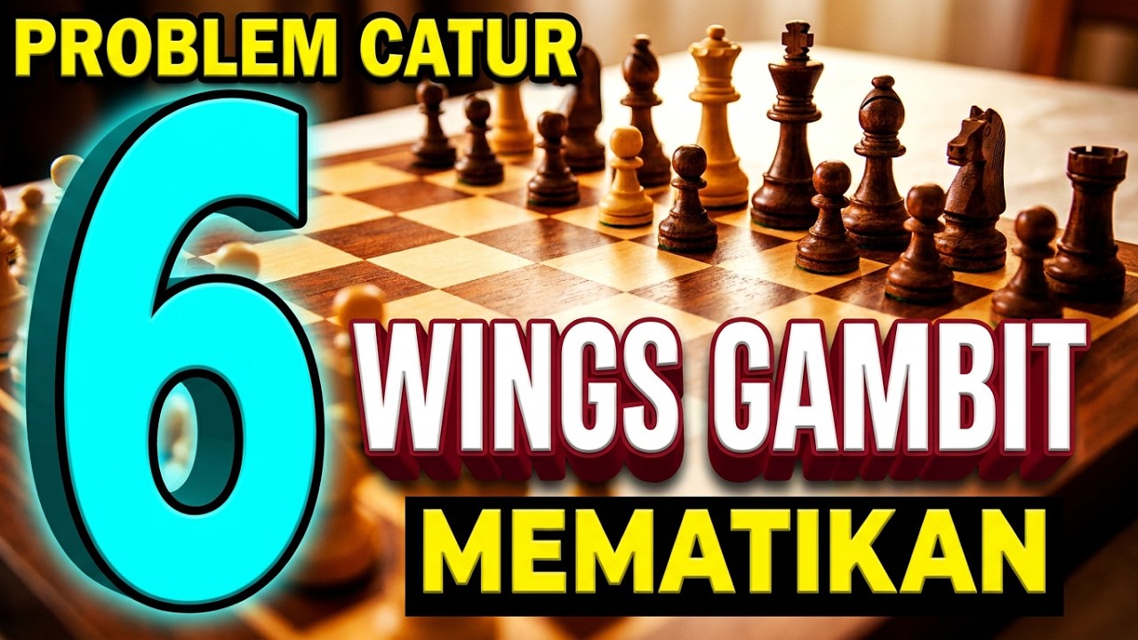 PEMBUKAAN CATUR MEMATIKAN | Wings Gambit | 6 varian penuh Trik tajam dan Agresif !!
