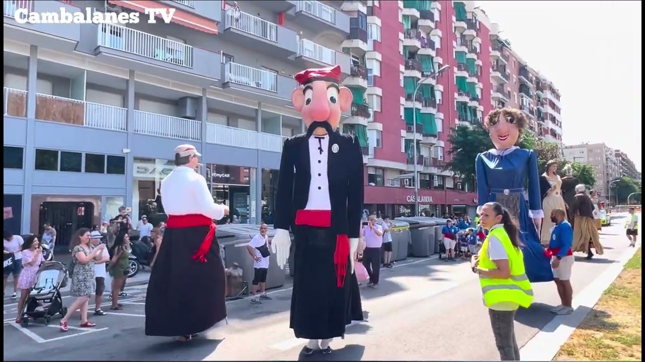 Plantada y Cercavila de Gegants a La Marina 2025