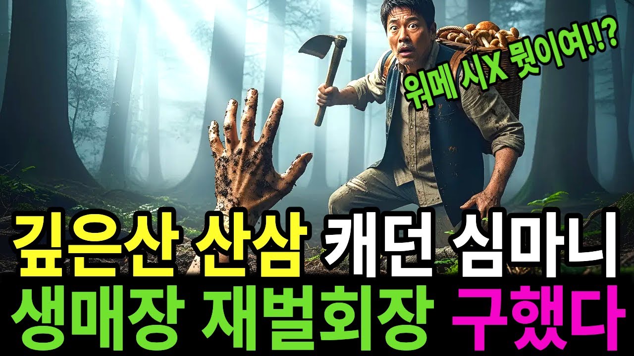 깊은 산속 산삼 캐던 심마니가 생매장 당한 재벌회장을, 끝내 목숨걸고 구했다.