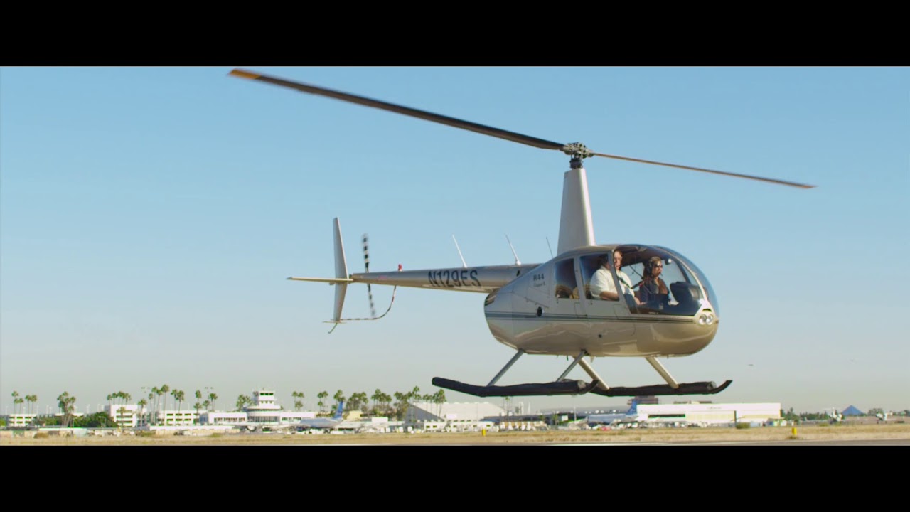 R44 Slo Mo Approach to Long Beach