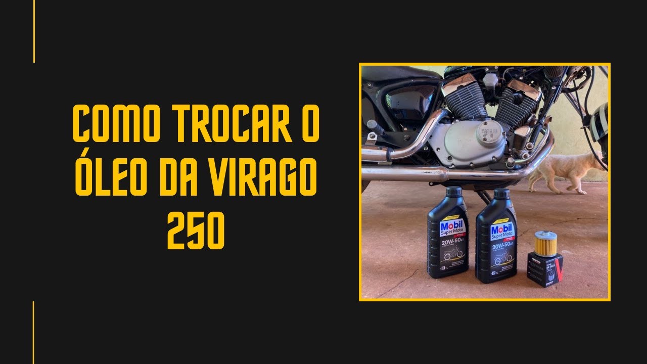 Como Trocar o Óleo e Filtro da Yamaha Virago 250 - Guia Completo