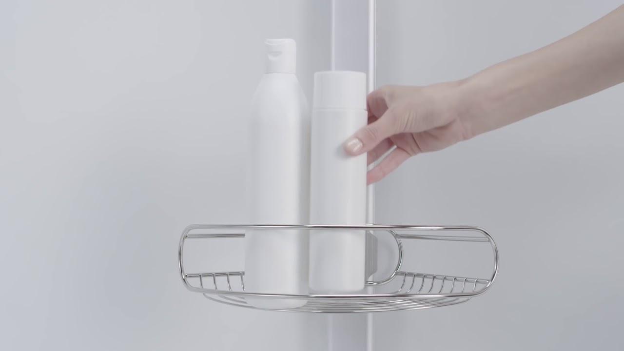 simplehuman stainless steel tension shower caddy