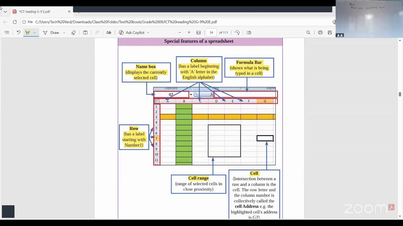 Electronic Spreadsheet / Day 01 / Grade 09 ICT