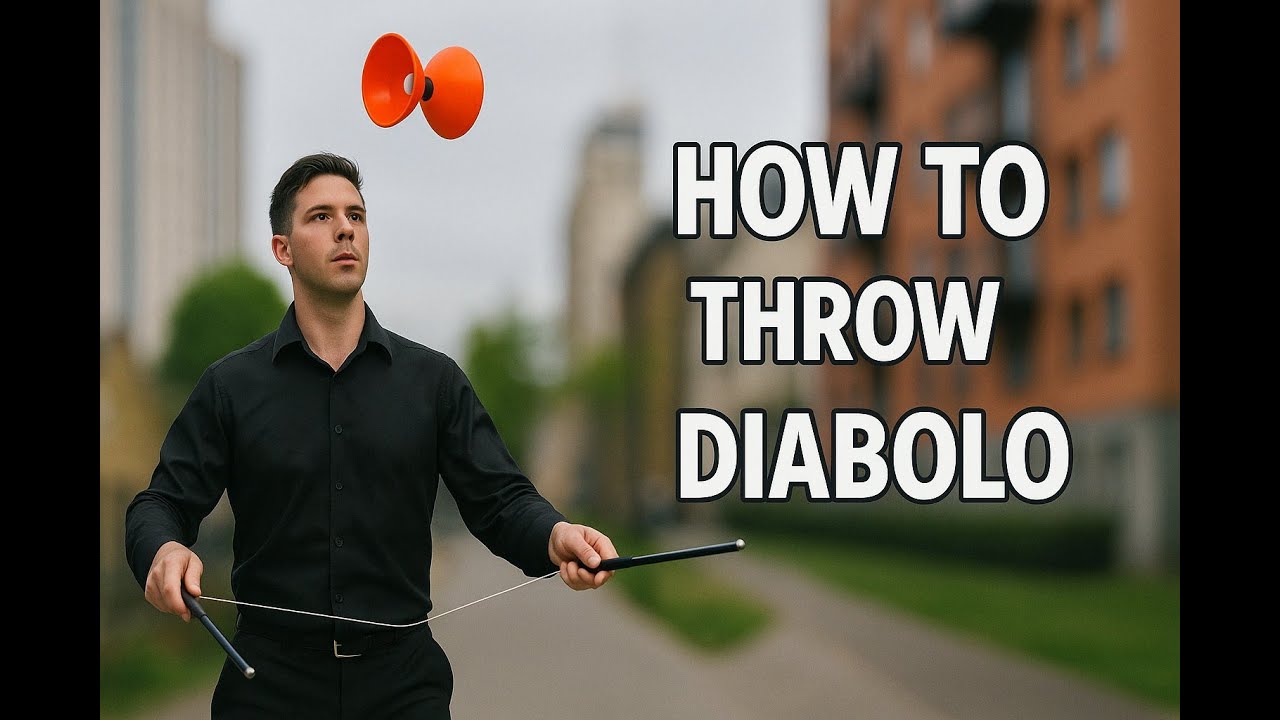 How to Throw and Catch a DIABOLO - Beginner Tutorial