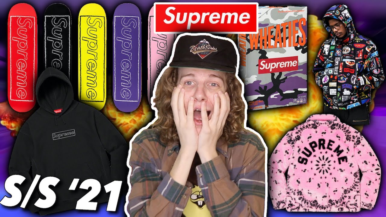 WOW...This Supreme Lookbook is LEGENDARY! (Spring Summer 2021)