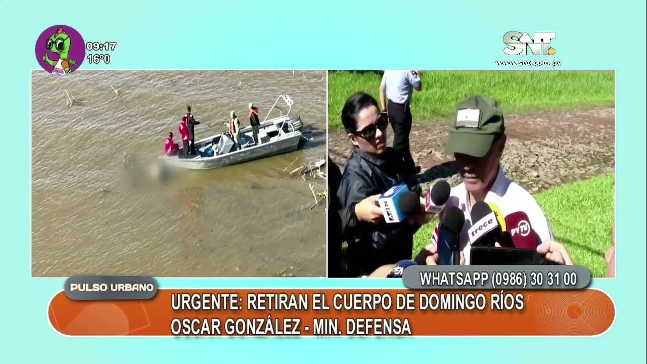 Retiran el cuerpo de Domigo Ríos