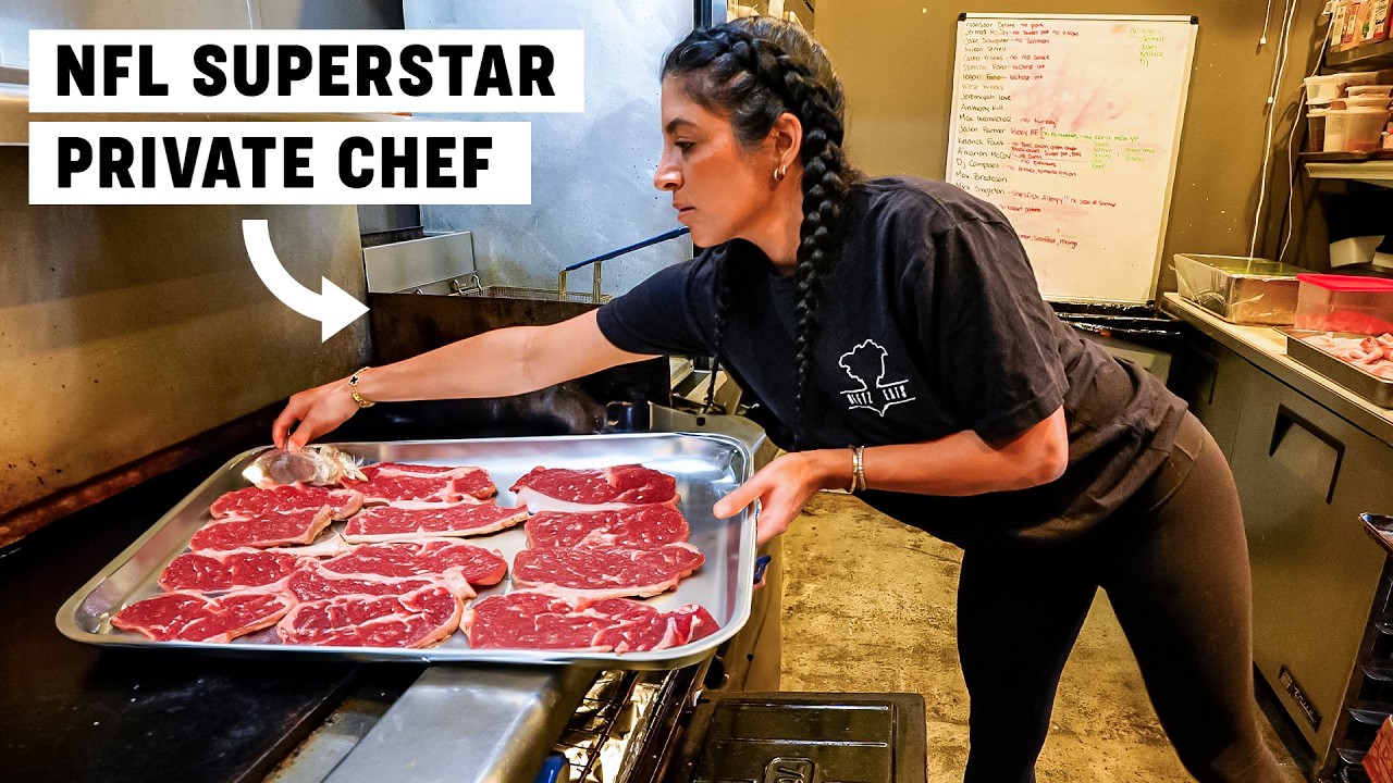 How One Private Chef Feeds 25 Top NFL Prospects Every Day!