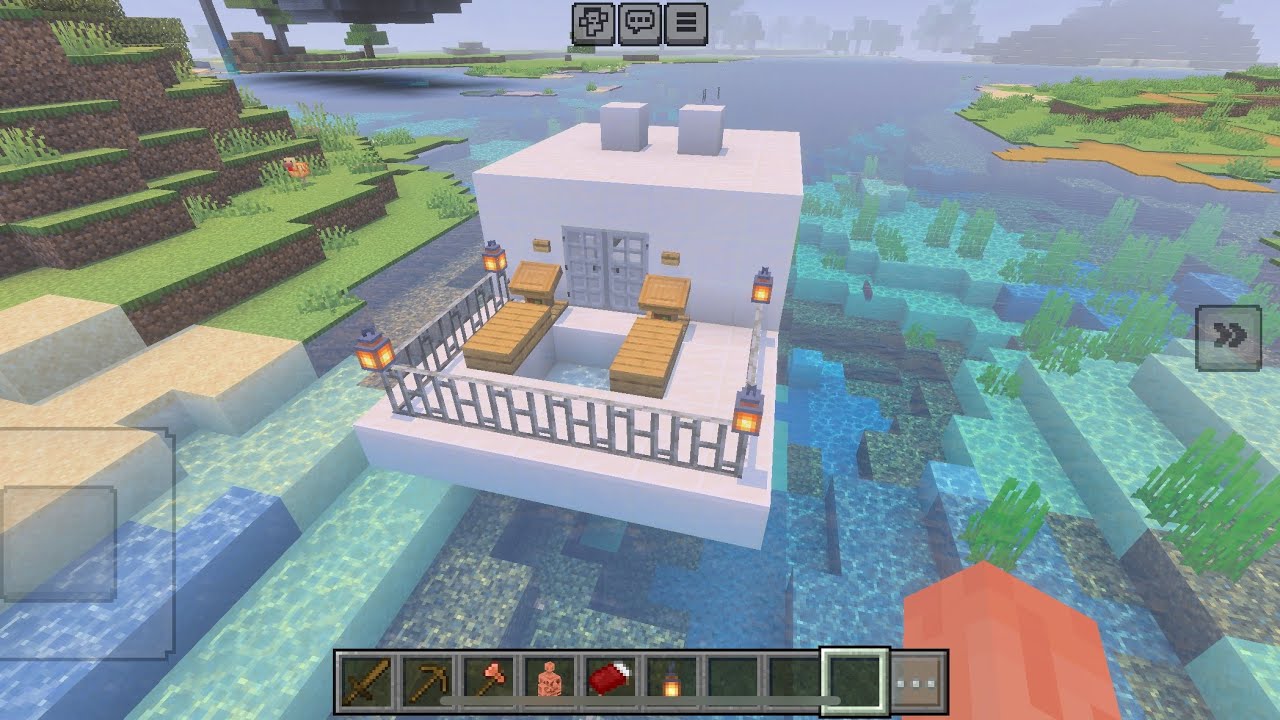 How to build underwater house - Minecraft 