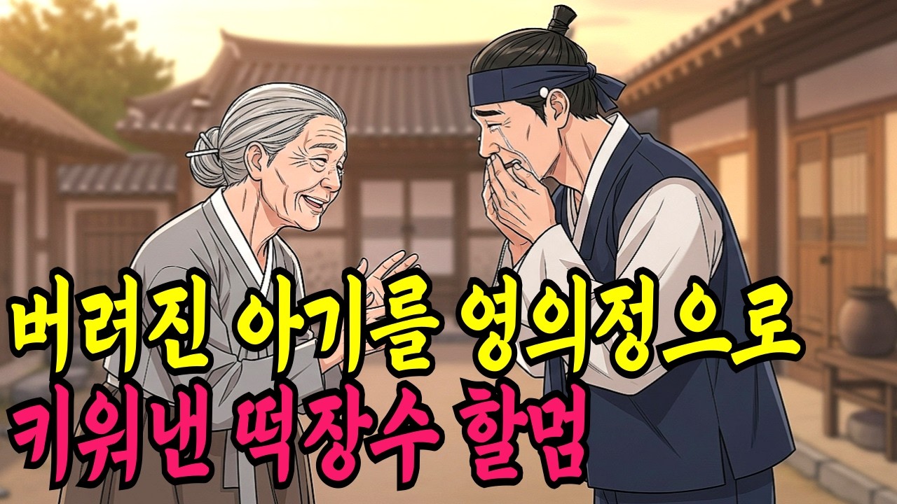 버려진 아기를 영의정으로 키워낸 떡장수 할멈ㅣ야담,민담,전설,신화,야사,옛날이야기,조선시대이야기,재미있는이야기