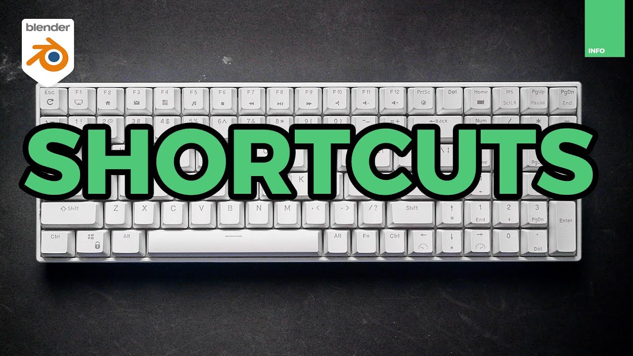 Ti basta conoscere 6 Shortcuts in Blender