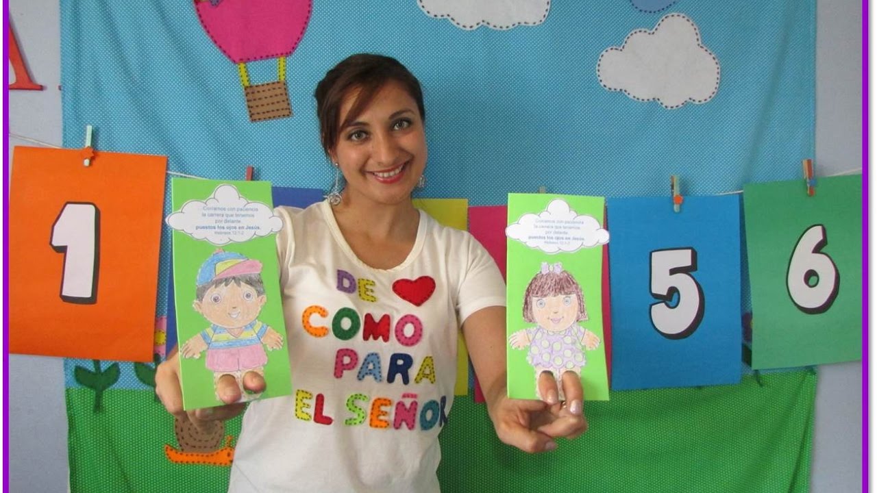 Idea para enseñar versículo Hebreos 12:1-2