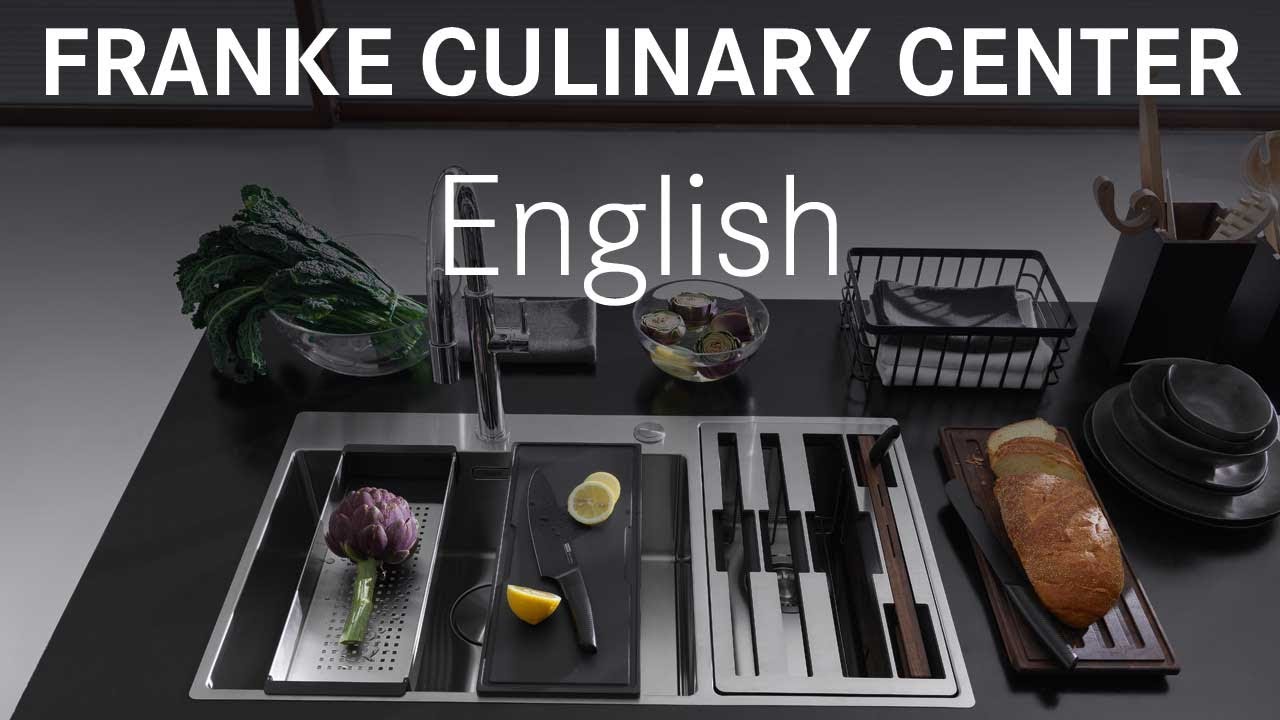 Franke Culinary Center Sink Stainless Steel - Complete - English