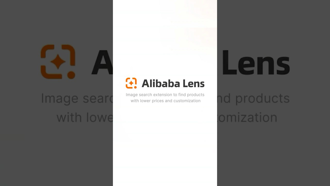 The free Alibaba lens tool is a game changer!