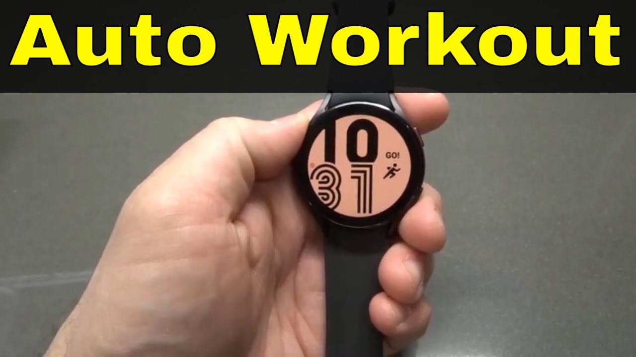 How To Turn Off Auto Workout On Galaxy Watch 4-Easy Tutorial