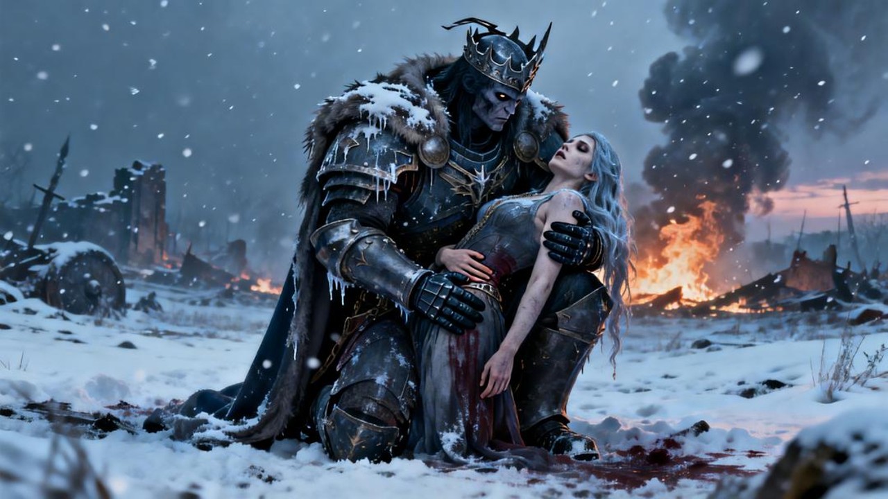 Daddy!!! Don’t Let Her Die!” The Alpha King And His Little Pup Saves A Freezing Omega Claims Her