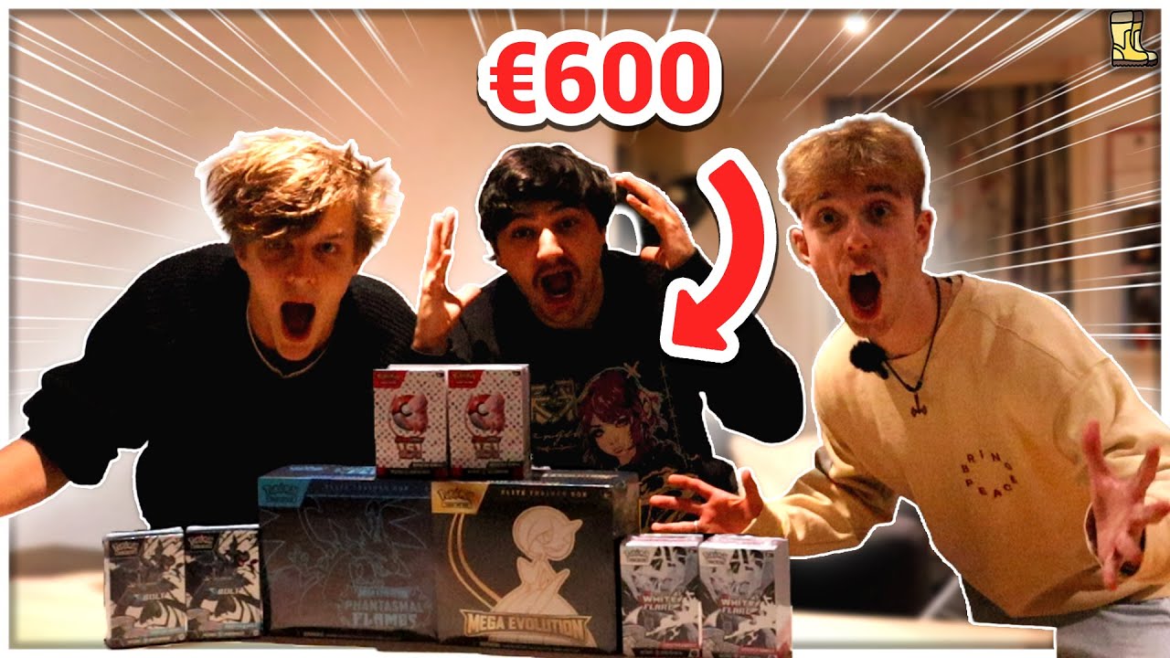 We openen €600 aan Pokémon kaarten