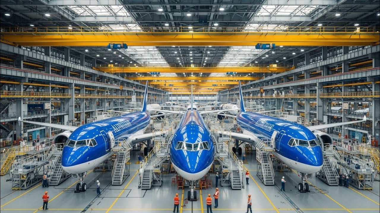 Inside Factory: How a Brand New Luxury Airplane Is Made