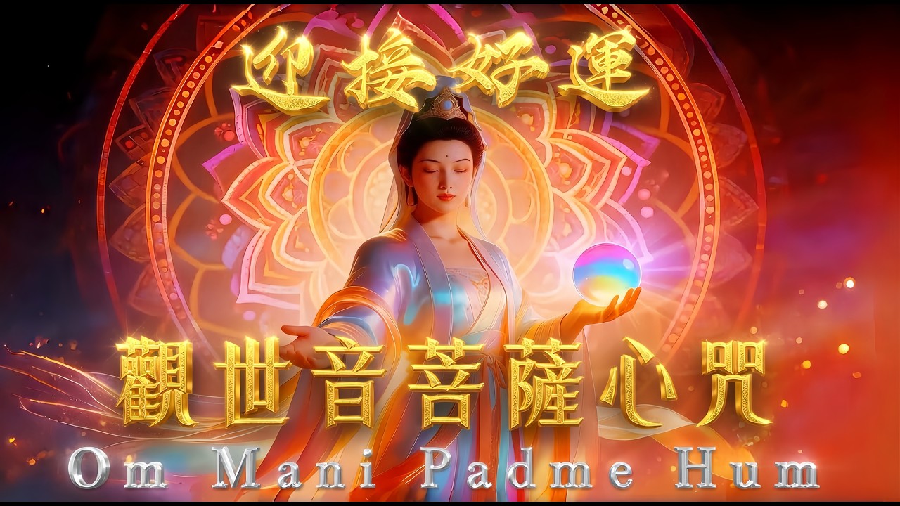 4月6號｜農曆二月十九「觀世音菩薩聖誕」開運必聽！觀音菩薩賜福接好運《觀世音菩薩心咒》3小時｜心想事成．轉運增福．消除業障｜全年順風順水天天順｜吸引力法則．佛教音樂．招財音樂．能量音樂．放鬆音樂