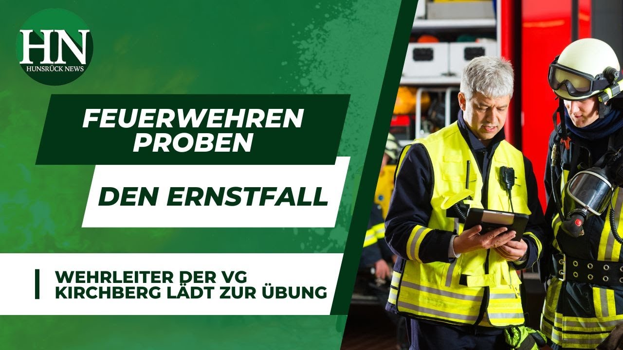 Feuerwehren im Hunsrück proben den Ernstfall