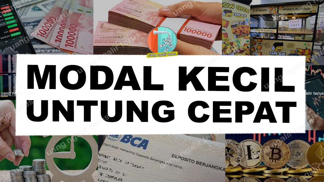 TERBONGKAR! 8 INVESTASI JANGKA PENDEK MODAL KECIL UNTUNG CEPAT