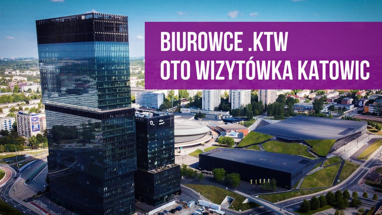 Biurowce .KTW. Najwyższy budynek w Katowicach