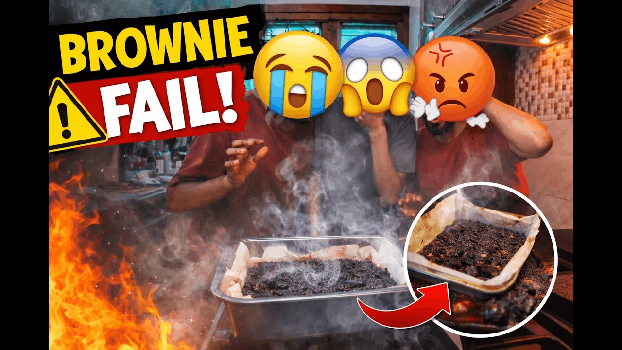 🍫 Brownie Making Gone Wrong | Funny Kitchen Fail 😂🔥