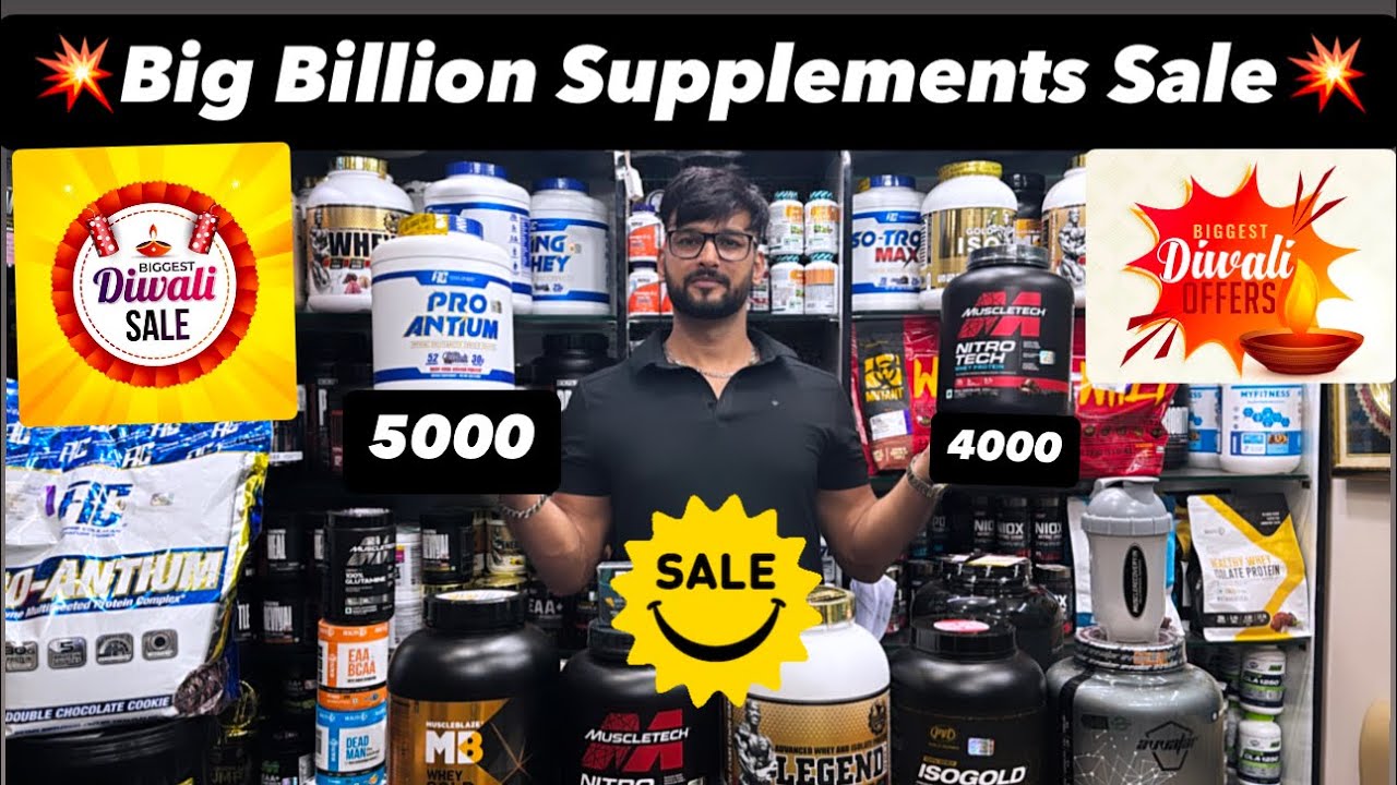 Big Billion Protein Supplements Sale🔥 Biggest Diwali Offer💥
