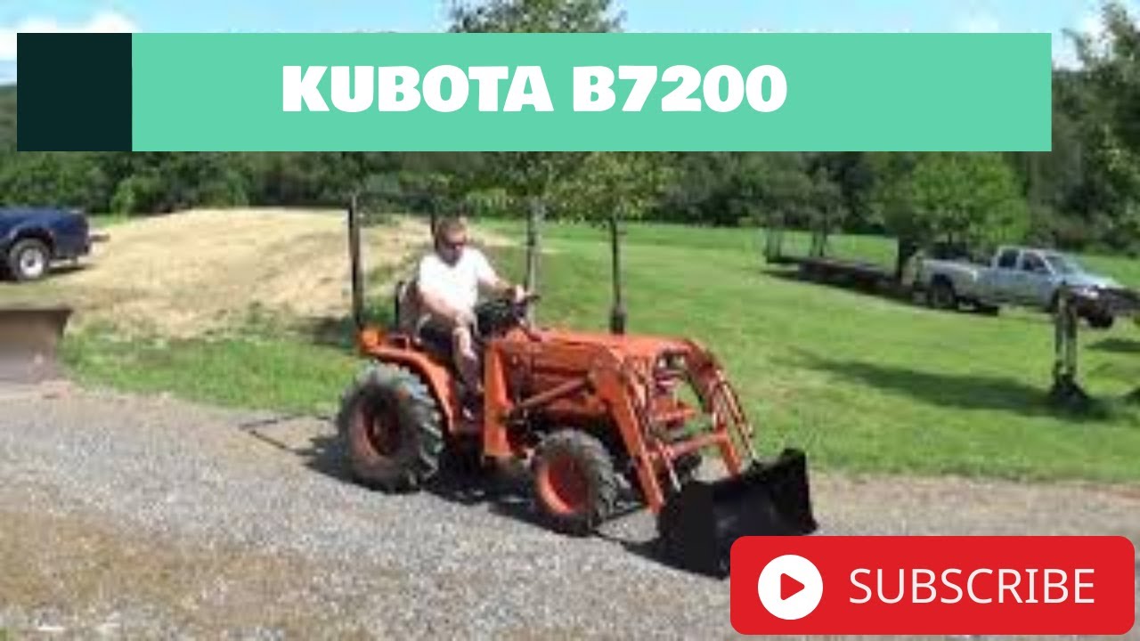 KUBOTA B7200 4X4 TRACTOR WITH LOADER