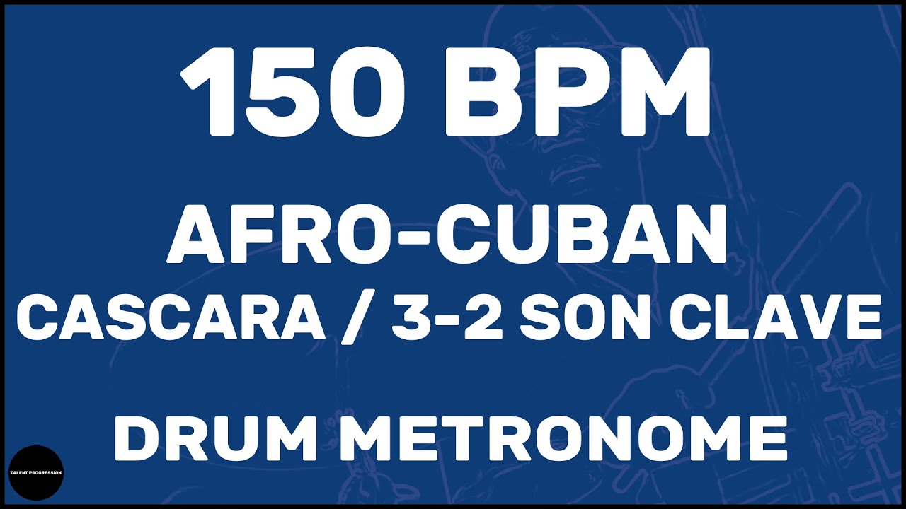 Afro-Cuban Cascara 3-2 Son Clave | метроном | 150 BPM