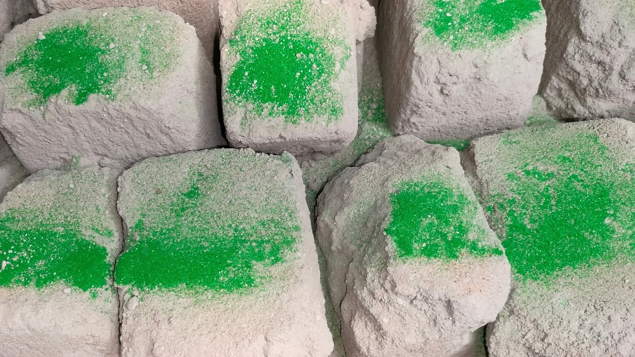 Pure Sand Cement Texture Dry Water Crumbles Dipping Pouring Mixing ASMR Video 📸 Satisfying #269