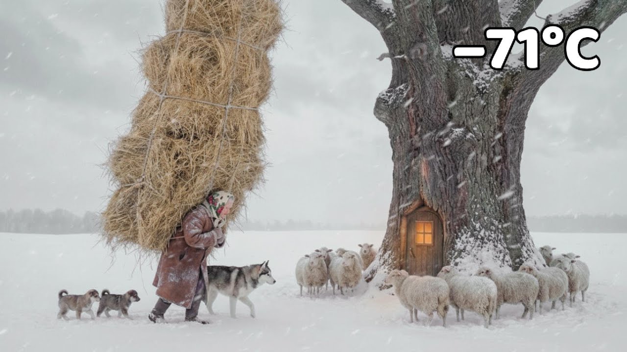 –71°C Siberian Blizzard: A 93-Year-Old Widow’s Life with Her Dogs in Total Isolation
