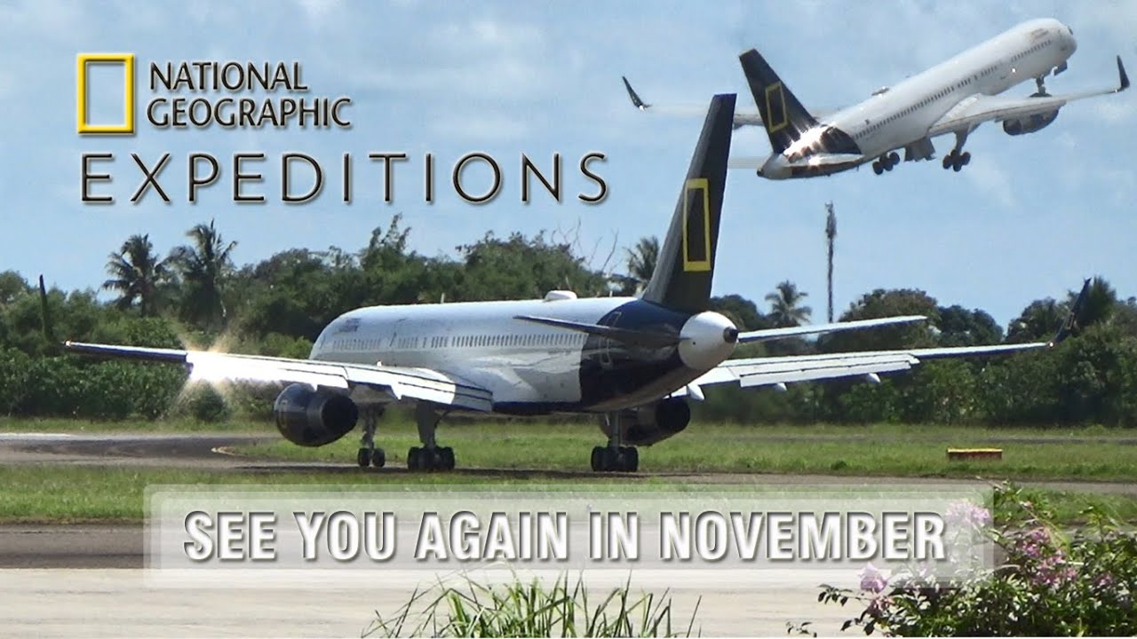 Plane Spotting @ Sandakan Airport =See You Again in November + Nat Geo Expeditions + Boeing 757-256=