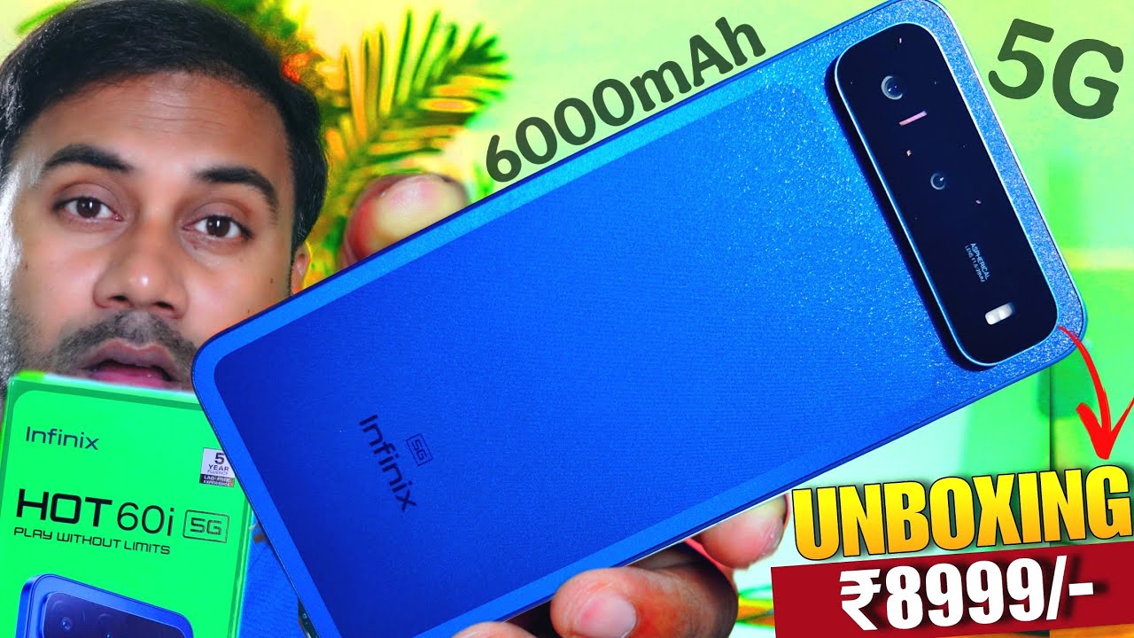 Распаковка и обзор Infinix HOT 60i 5G 🔥