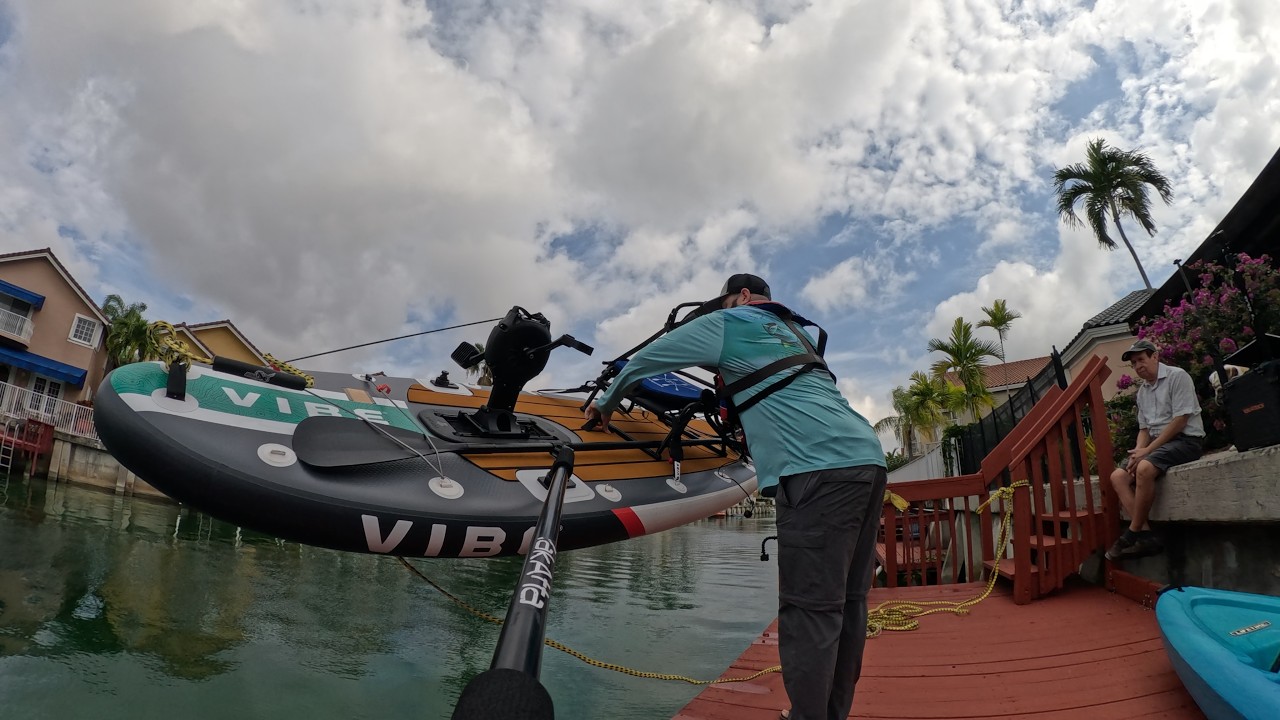 FULL STORY The Future of Kayak Fishing IT IS HERE Vibe Uptown Pedal Drive Inflatable Kayak Board