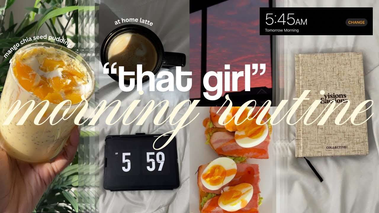 My 6AM Productive Spring Morning Routine: Gym Days, Healthy Breakfast & Self-Care | 2025