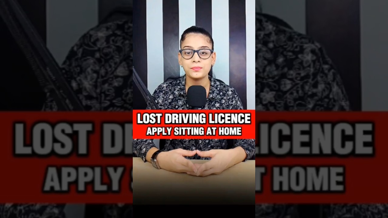 Lost Driving licence apply sitting at home #drivinglicense #lostdrivinglicence #shorts