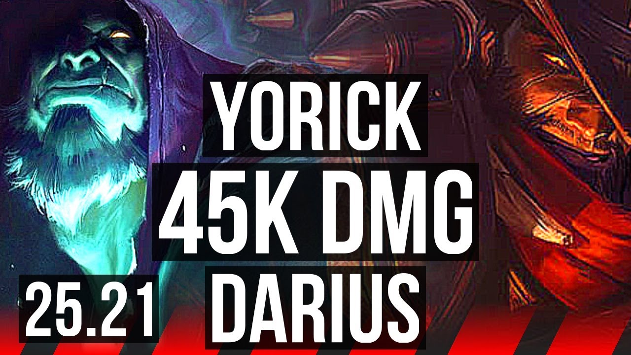YORICK vs DARIUS (TOP) | 7 solo kills, 45k DMG, Legendary | EUW Master | 25.21