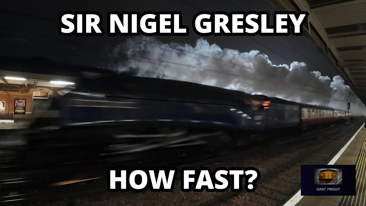 60007 Sir Nigel Gresley Brings Doncaster To A Standstill