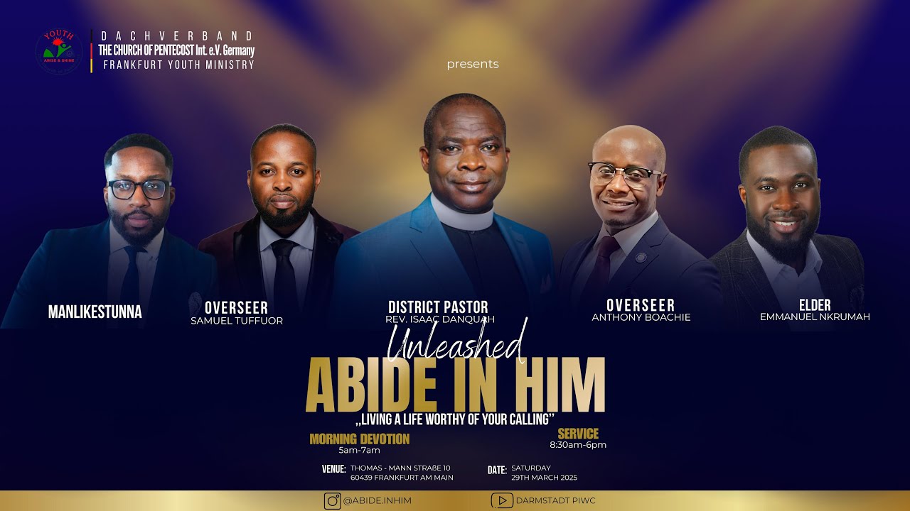 ABIDE 2025 🙏🔥- Living a Life Worthy of Your Calling - C.O.P. Frankfurt Youth Ministry