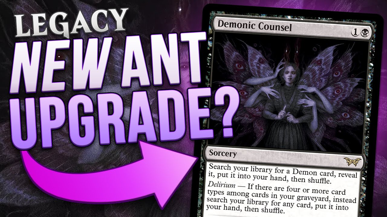 LEGACY ANT UPGRADE? Demonic Counsel in Ad Nauseam Tendrils — Storm Combo | Magic: The Gathering MTG