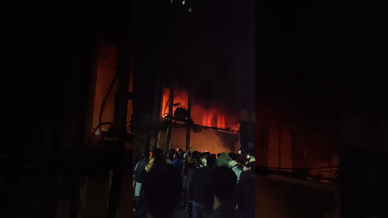 A large group of angry protesters attacked set fire and vandalism the offices of The Prothom Alo.
