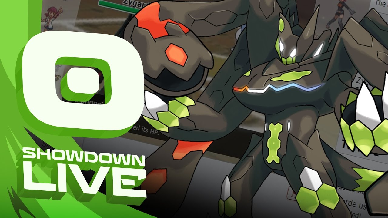 Pokemon Sun and Moon! Showdown Live: Enter Zygarde-Complete - Zygarde-Complete Showcase!