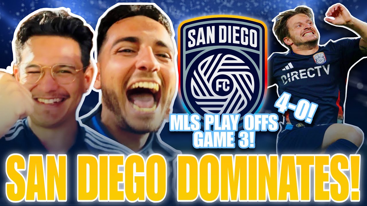 SAN DIEGO FC GOES OFF IN GAME 3 VS PORTLAND! (4-0 DOMINATION)