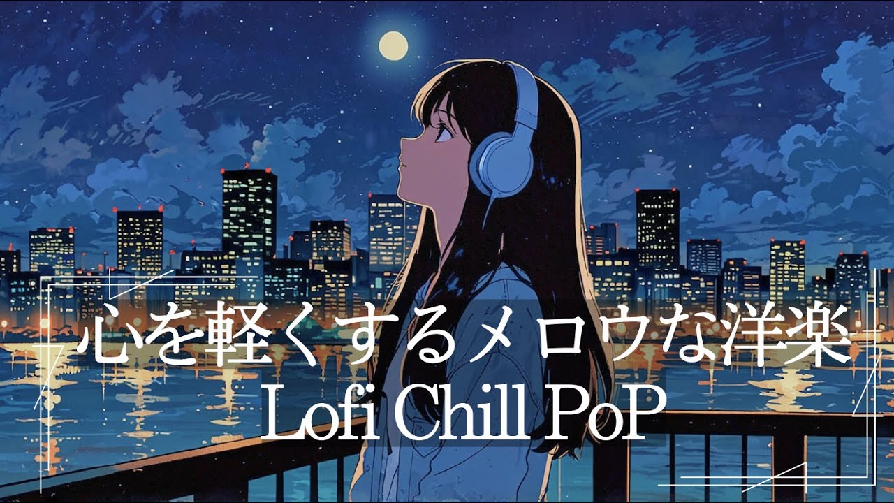 【洋楽】自然と心が軽くなる夜のLofi Chill Pop【作業用BGM】
