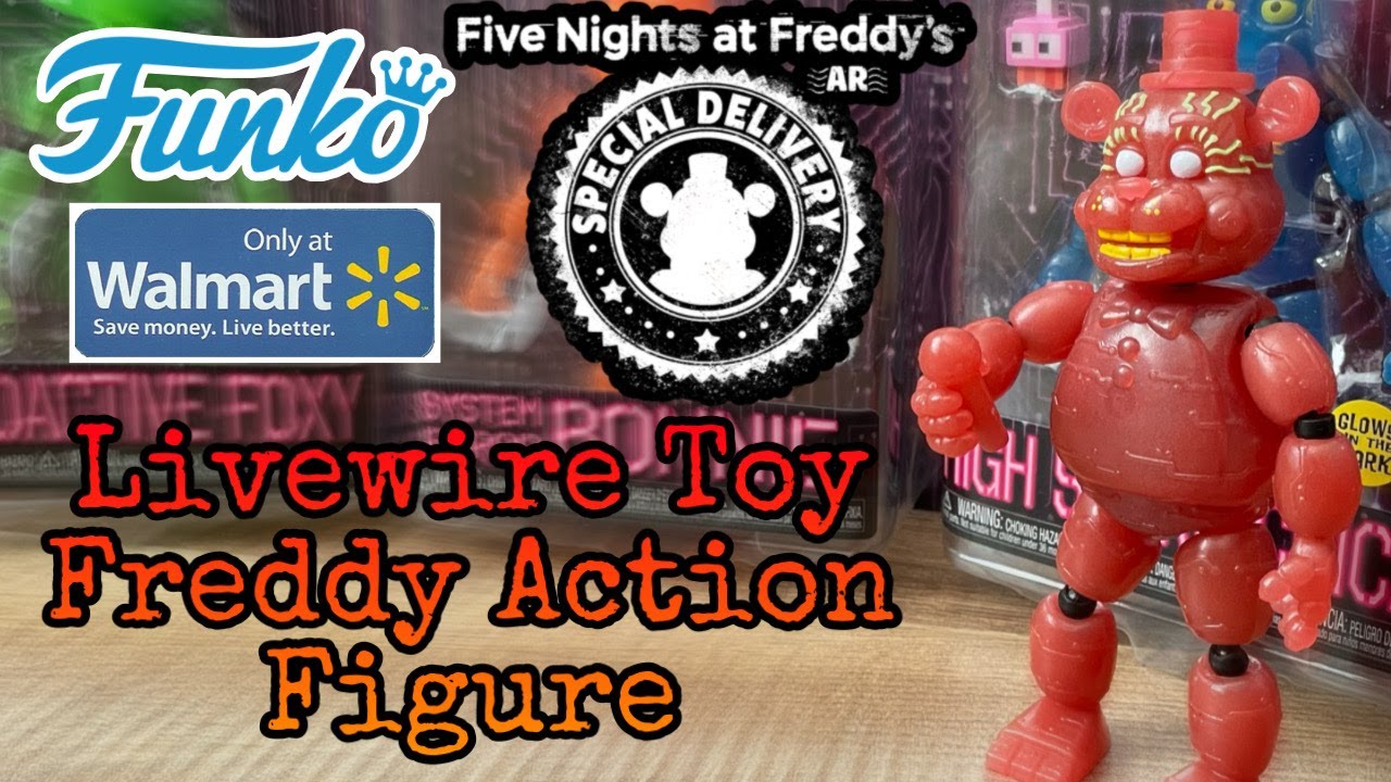 I GOT THE NEW LIVEWIRE TOY FREDDY ACTION FIGURE!!! || Funko Five Nights at Freddy’s AR Toy Unboxing