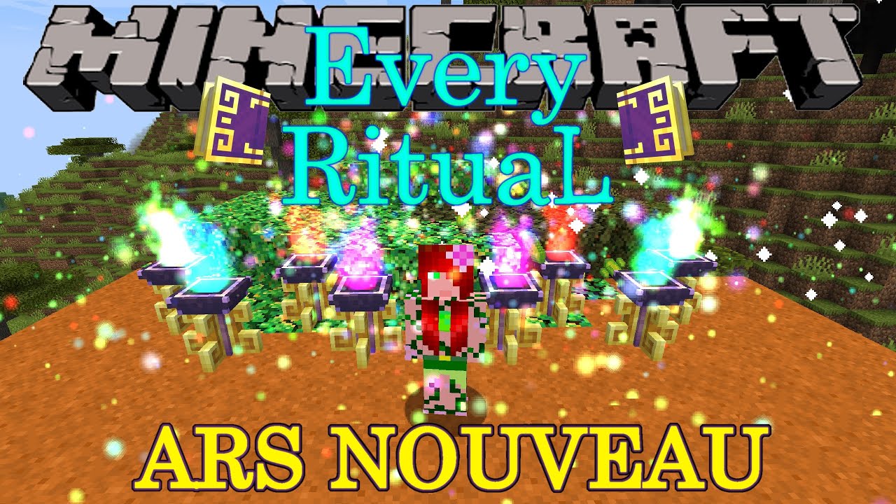 Каждый ритуал для мода Ars Nouveau Minecraft (1.20.1)