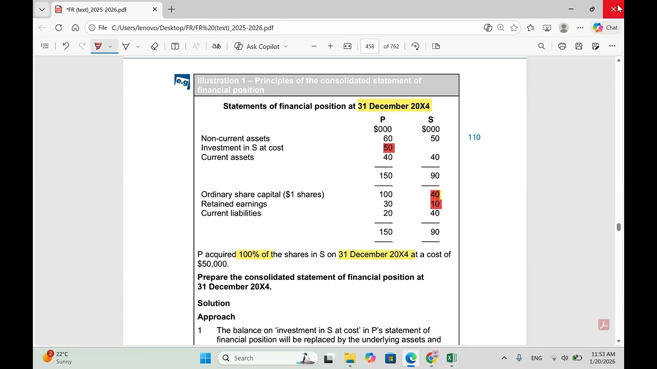 FR Consolidated Financial Statement Lecture 3 Ch   18