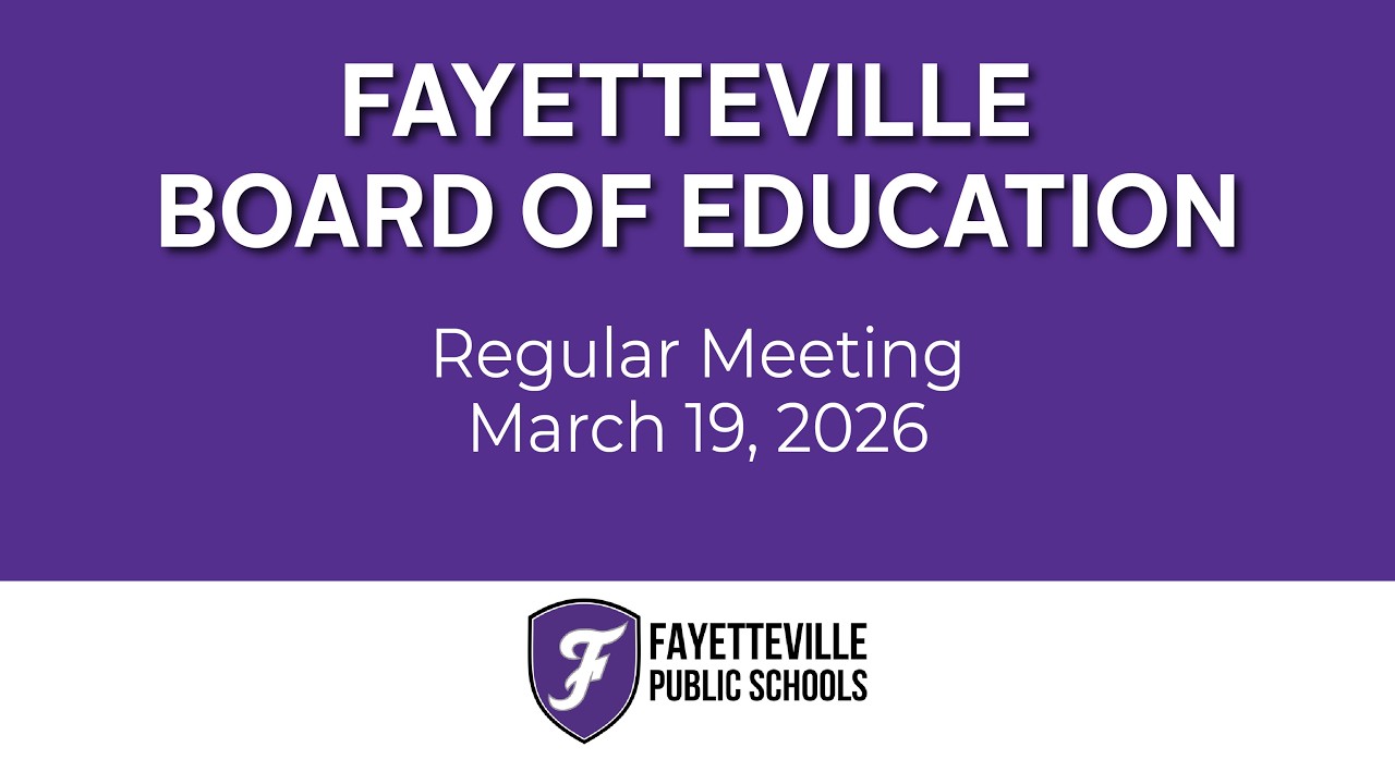 FPS Regular Board Meeting - March 19th, 2026