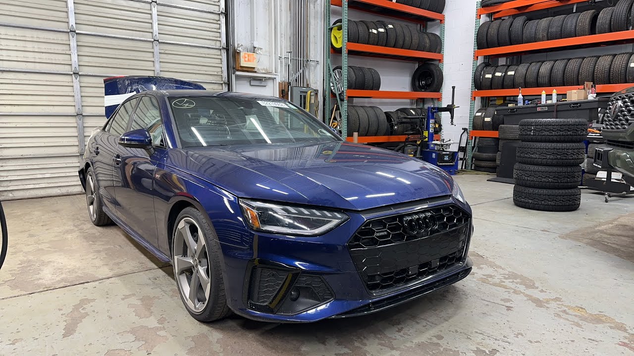 2021 AUDI A4 - $18.600 , битые автомобили с аукционов США.Отчет для заказчика, помогаем с таможней